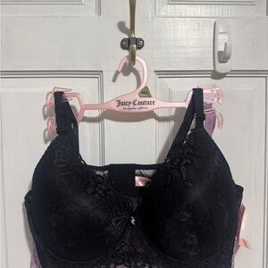 Juicy Couture Black Lace Bra